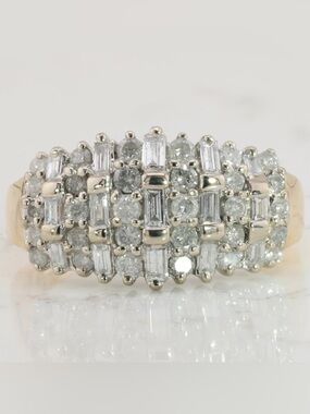 2021 appraisal 750KT European hallmark for 18k Yellow & White Gold cast diamond